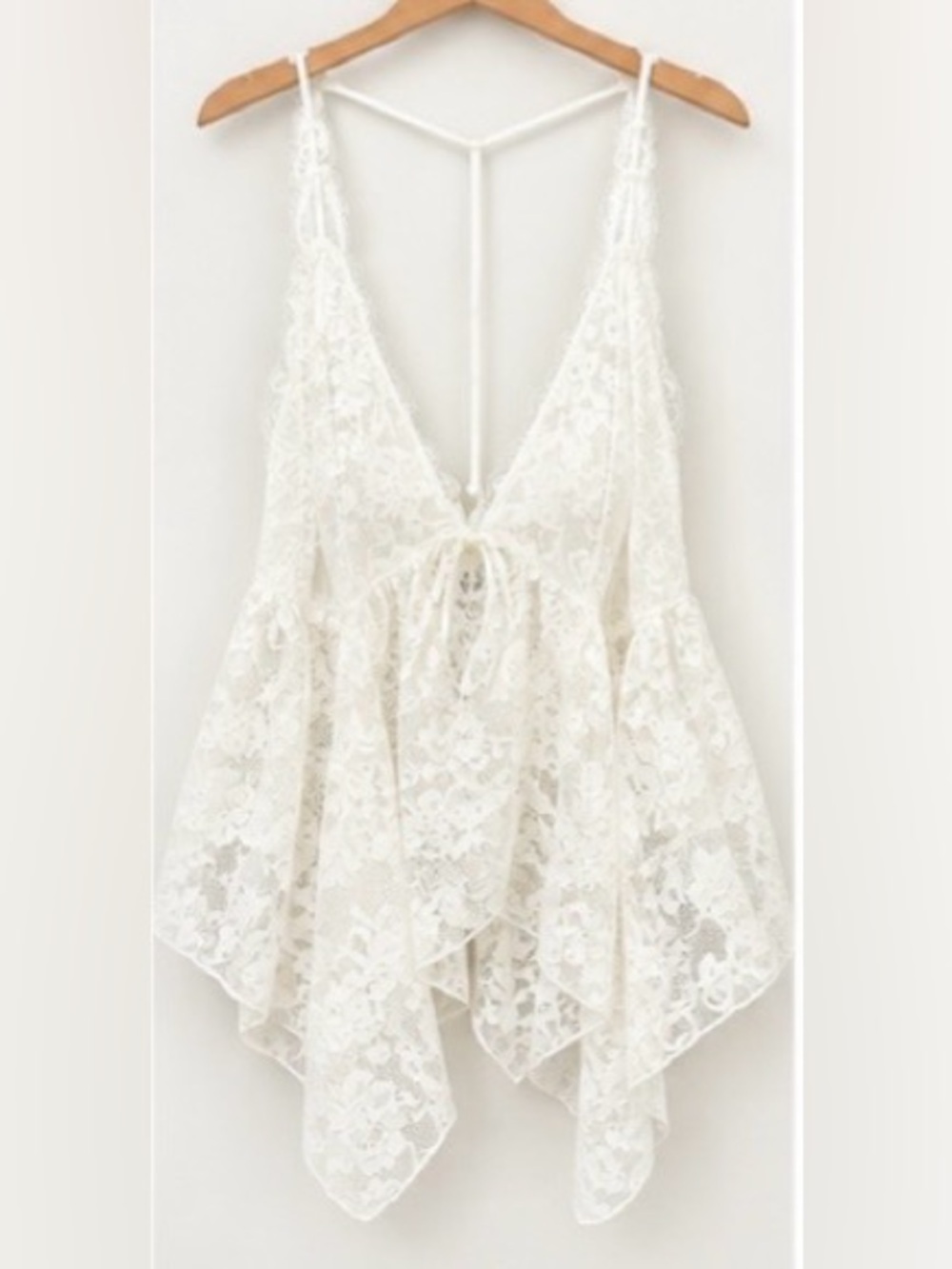 Free People Frill Seeker Lace Cami M